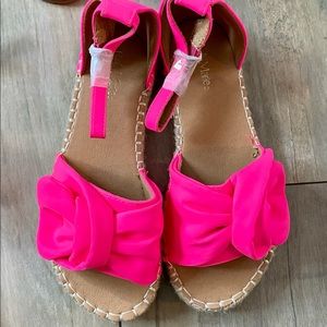 Girls Hot Pink Sandals